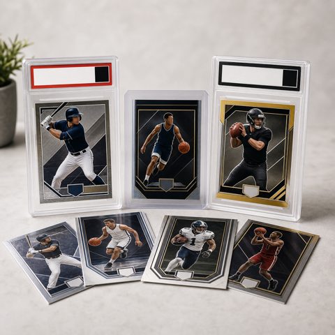 Sports trading card collectibles