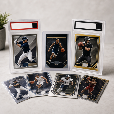 Sports trading card collectibles